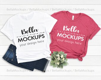 Pink Shirt Mockup Etsy