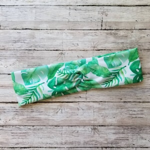 Jungle Leaves Stretch Headband
