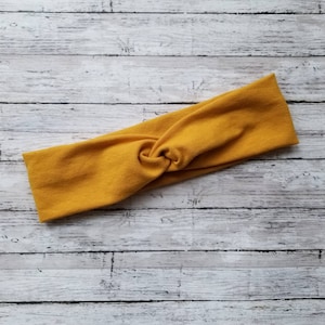 Mustard Yellow Stretch Headband