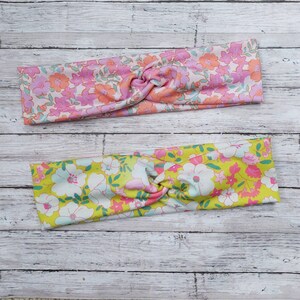 Retro Floral Stretch Headbands