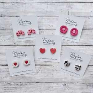 Valentine&#39;s Day Stud Earrings