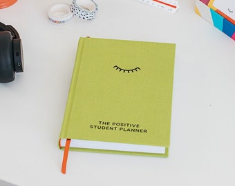 The Positive Student Planner. A journal for better mental health whilst studying at university. A thoughtful gift for a new student.