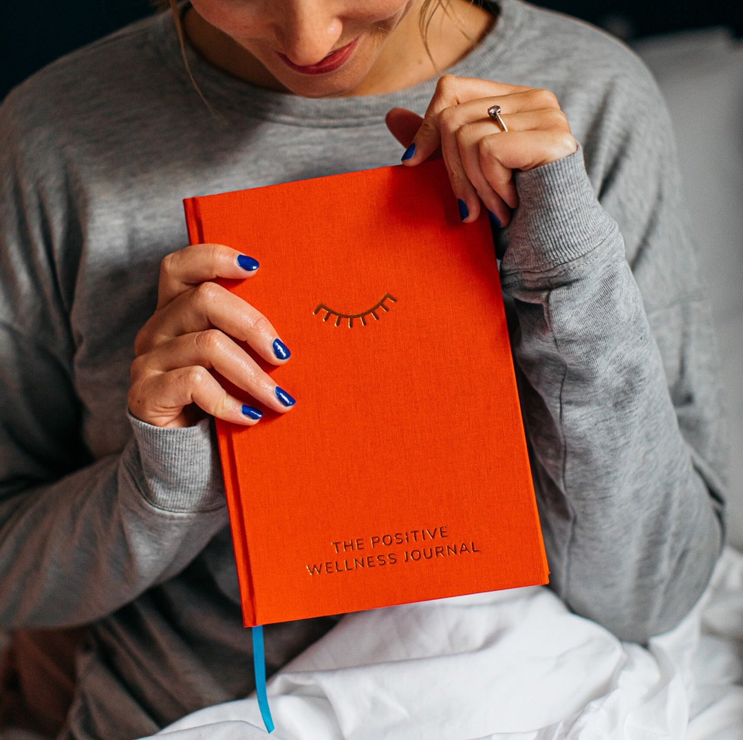 The Positive Wellness Journal Guided Journal For Mental Health Daily how-to-journal-for-mental-health-mind-wobble