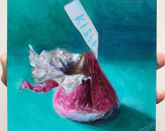 Hersheys kiss - oil painting