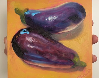 Eggplant Oilpainting