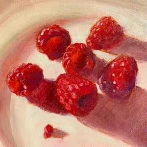 olieverfschilderij frambozen
