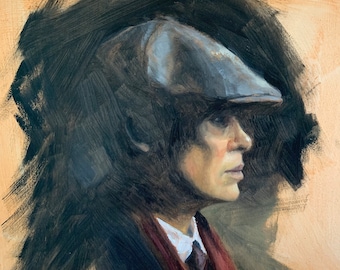 Peaky Blinders - Thomas Shelby - olieverfschilderij