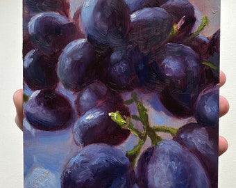 Grapes olieverfschilderij