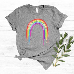Love is Love Shirt - Rainbow Pride Shirt - Pride Shirt - Love Wins Shirt - LBGTQ Support Tee - LGBT Shirt - Gay Pride Shirt - Equality Shirt