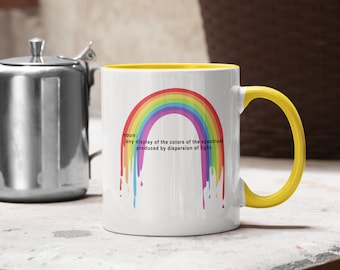 Rainbow Definition Coffee Mug – LGBTQ Pride, Equal Rights