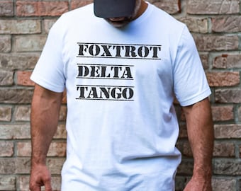FDT-skjorta - Anti-Trump-skjorta - Anti-Maga-Foxtrot Delta Tango-skjorta - Liberal skjorta - Politisk t-shirt - Motstå och framhärda - Feministisk skjorta