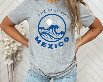 Camiseta gráfica del Golfo de México – Camiseta básica unisex