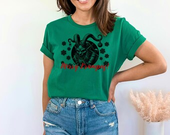 Camiseta de Krampus Feliz - Camiseta de Navidad de Terror
