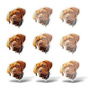 Custom Dog Stickers, Personalized Dog Sticker, Custom Pet Stickers, Pet Photo Sticker, Pet Portrait Sticker, Matte Vinyl, Water-Resistant image 8