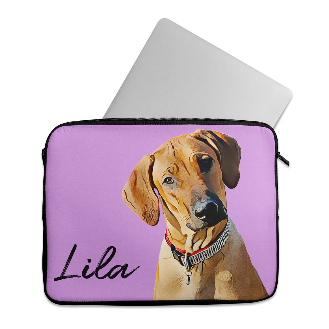 Your Dog on a Custom Laptop Sleeve Personalised Laptop Bag Etsy Australia