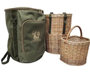 Pilz-Futtertasche / Rucksack Mit Riemen – Vielseitige Canvas-Tasche Fürs Pilzesammeln, Wandern, Camping Oder Jagd