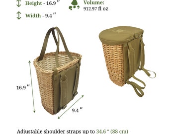 Bolsa De Malla Rosa Para Recolección De Alimentos, Bolsa Para Hongos De 8 X 8 Pulgadas, Bolsa Para Cinturón De Lona Encerada Para Bushcraft, Bolsa Para Cinturón, Bolsa De Recolección, Jardinería, Bolsa