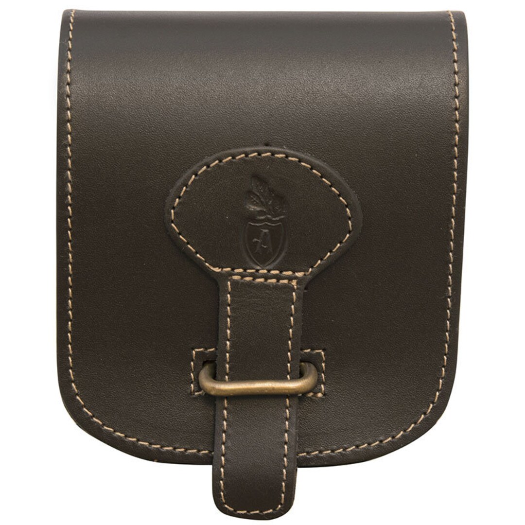 Combined Cartridges Case. Leather Case for Hunting Ammunition 6 Cal