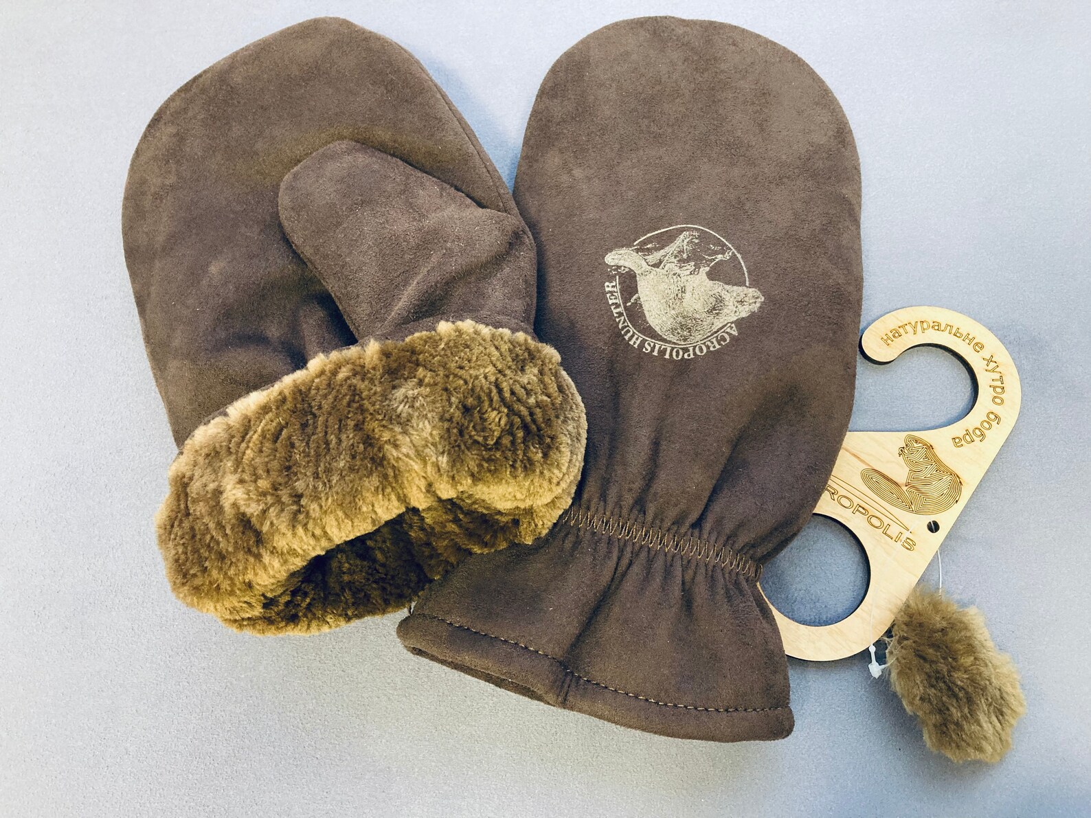 Men's Warm Mittens Gloves With Beaver Fur. Hunters' Etsy