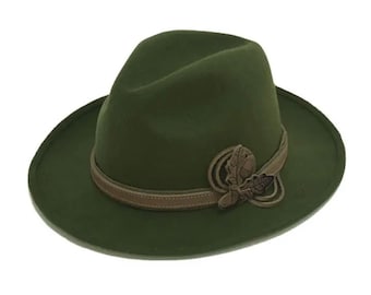 Vintage Alpine Hat -velda Original Large - Black Felt Union  display picture 1