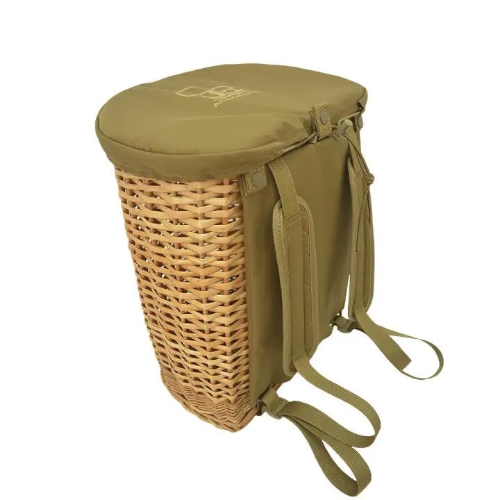 Foraging Basket Rucksack, Backpack for Mushroom Picking, Hunting. Wicker  Basket. Gift for Husband, Father, Uncle. 