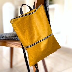 canvas backpack for women | oilskin | waxed canvas bag | made to order