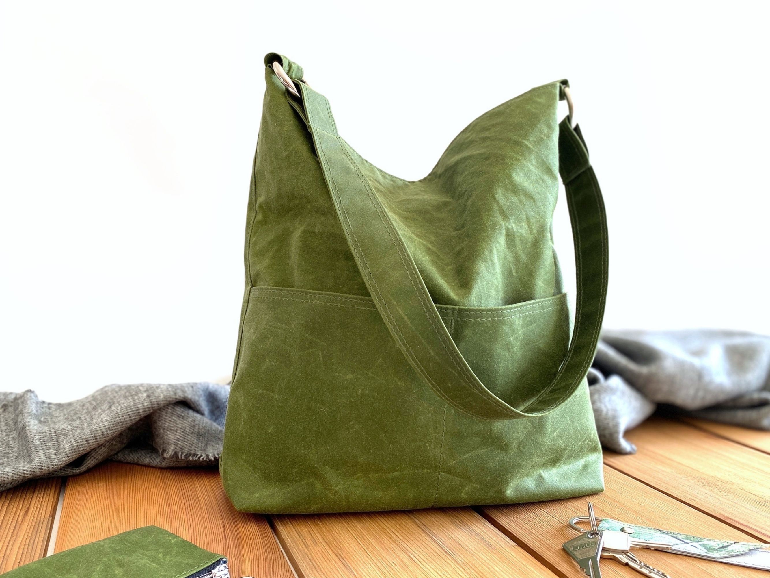 Canvas hobo bag Etsy