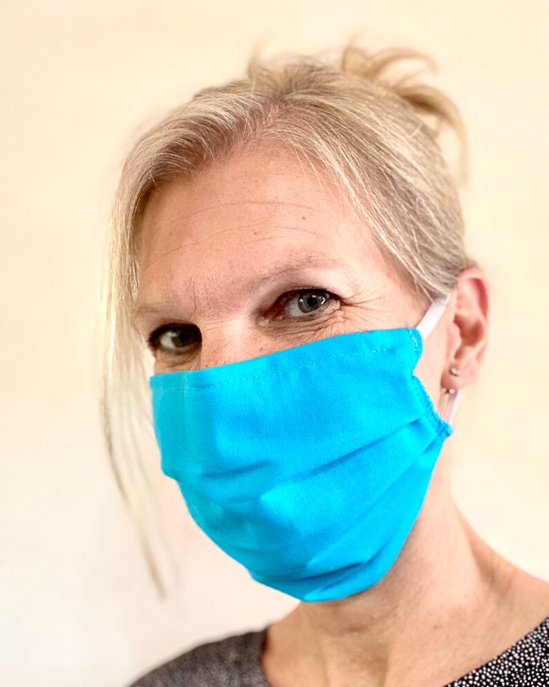 3 Sizes Washable and Reusable Fabric Face Mask With Nose Wire Etsy