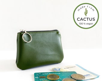 small zipper wallet for women | money pouch from cactus | DESSERTO®