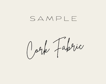 fabric sample cork fabric