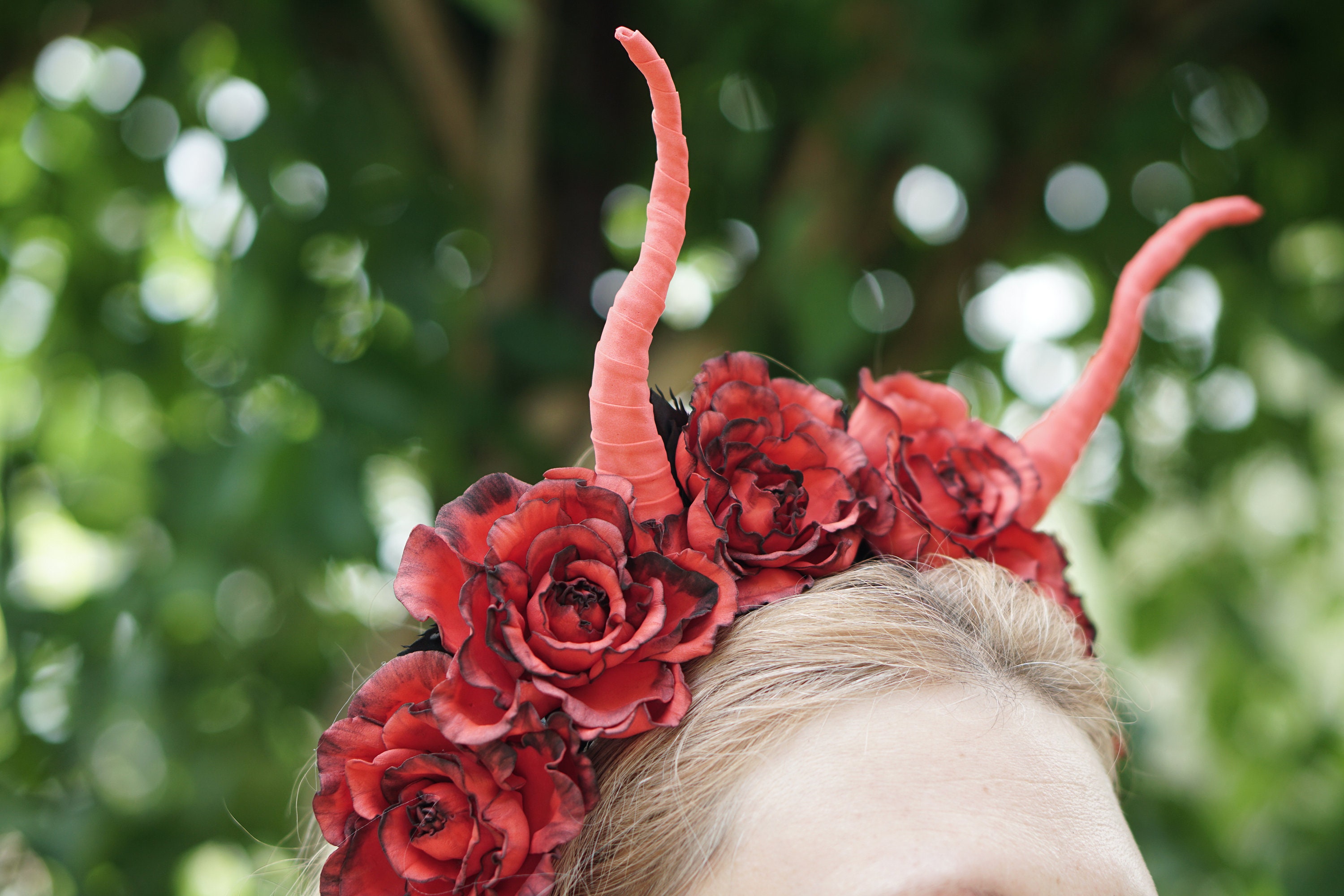 Horns Headband Horns Cosplay Devil Horns Headband Festival Etsy