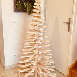 Natural solid wood Christmas tree