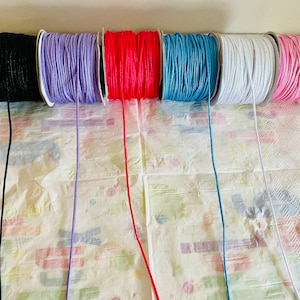Hilo para hacer pulseras de algodón y nailon.