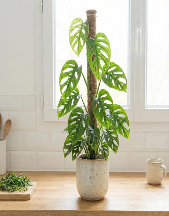 Monstera Adansonii | Affenmaske | Trendige Zimmerpflanze | Fensterblatt |  Kletter- oder Hngepflanze - Etsy sterreich