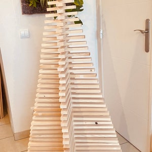 Natural solid wood Christmas tree image 2