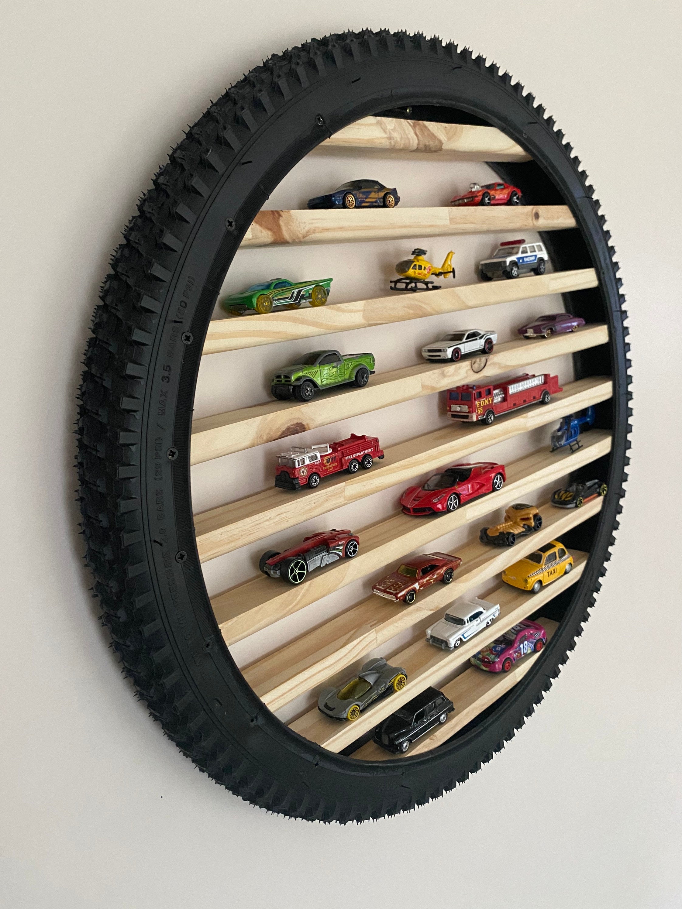 Wheel-shaped Shelf for Cars and Motorcycles - Etsy Canada