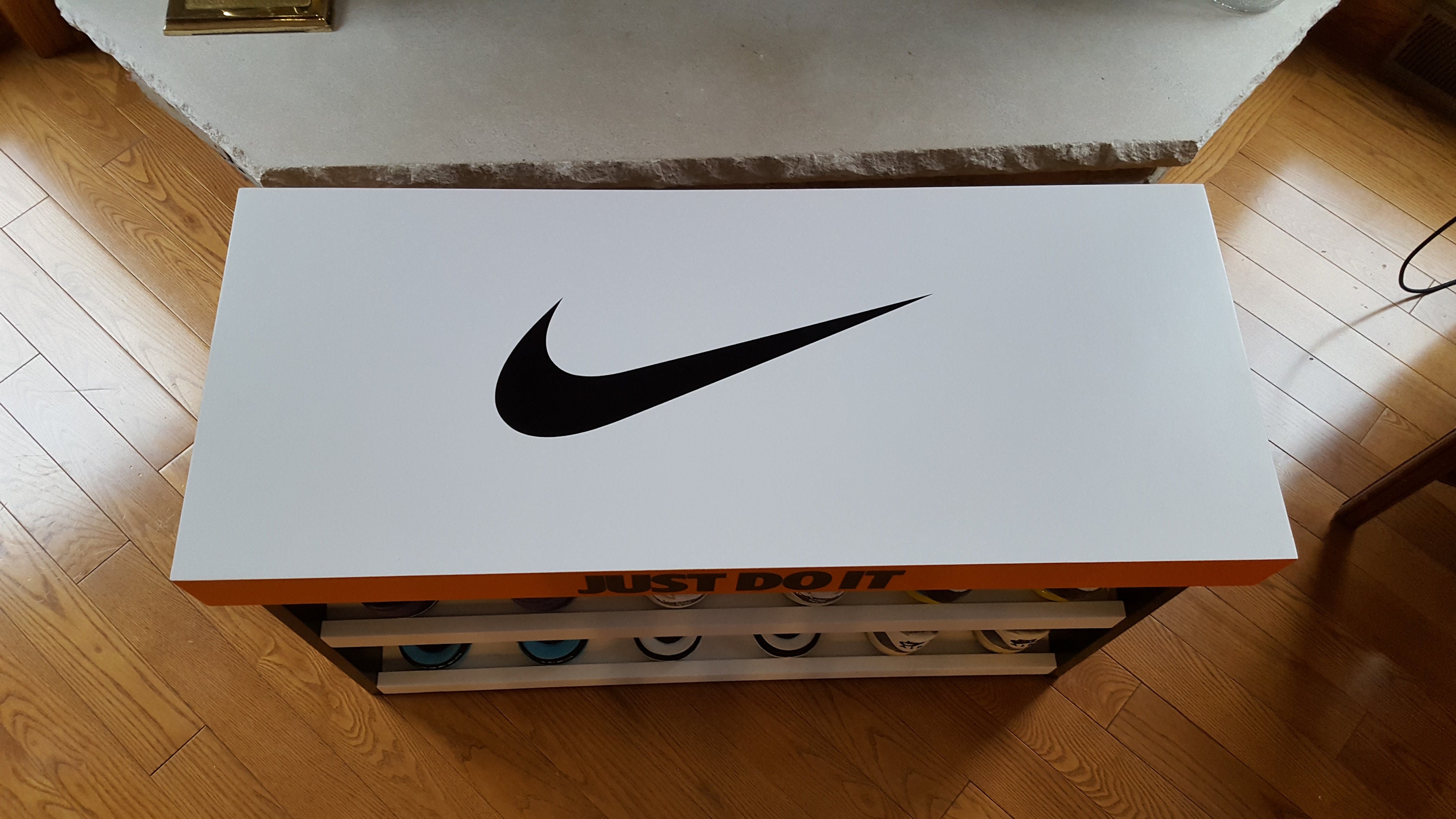 oversized nike shoe box storage