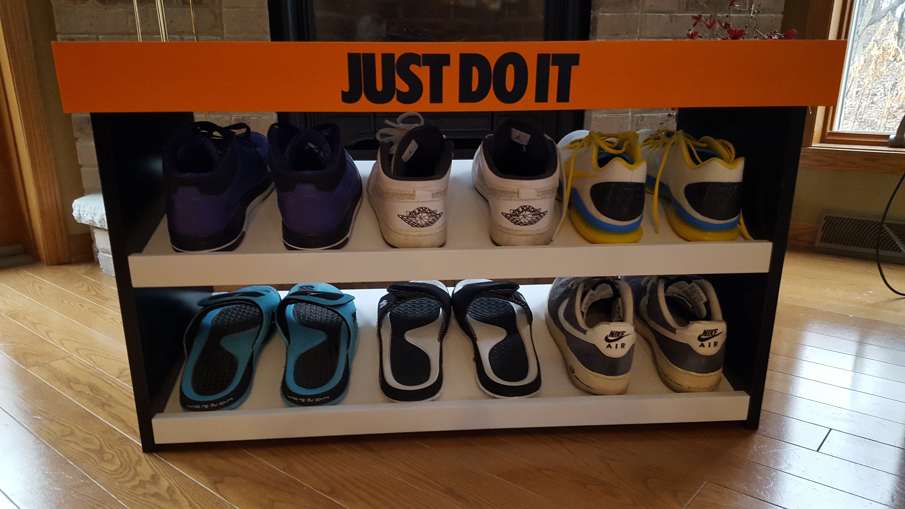 oversized nike shoe box storage