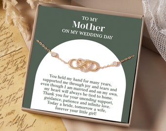 Mother of the Bride Bracelet, Mother Wedding Gift From Bride, Gift