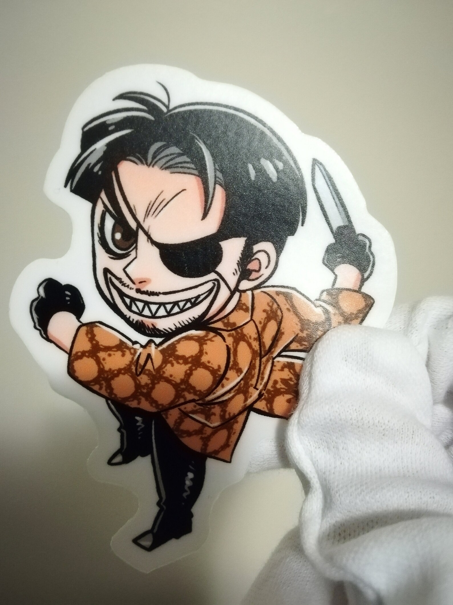 Die Cut Vinyl Chibi Majima Sticker Etsy