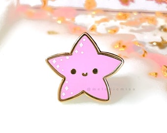 Little Starfish enamel pin, cute starfish pin, mini pins, board filler pins, kawaii small mini pins, animal pins, cute enamel pins