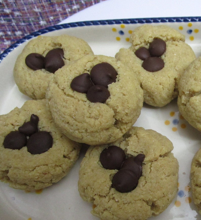 KETOPeanut Butter Blossom Cookie VEGAN Gluten Free Egg Etsy