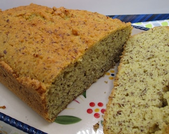 Gluten Free Sandwich Bread, Paleo, Grain Free, Dairy Free, Soy Free, Yeast Free, Preservative Free, High Fiber, Sugar Free, Low Carb bread
