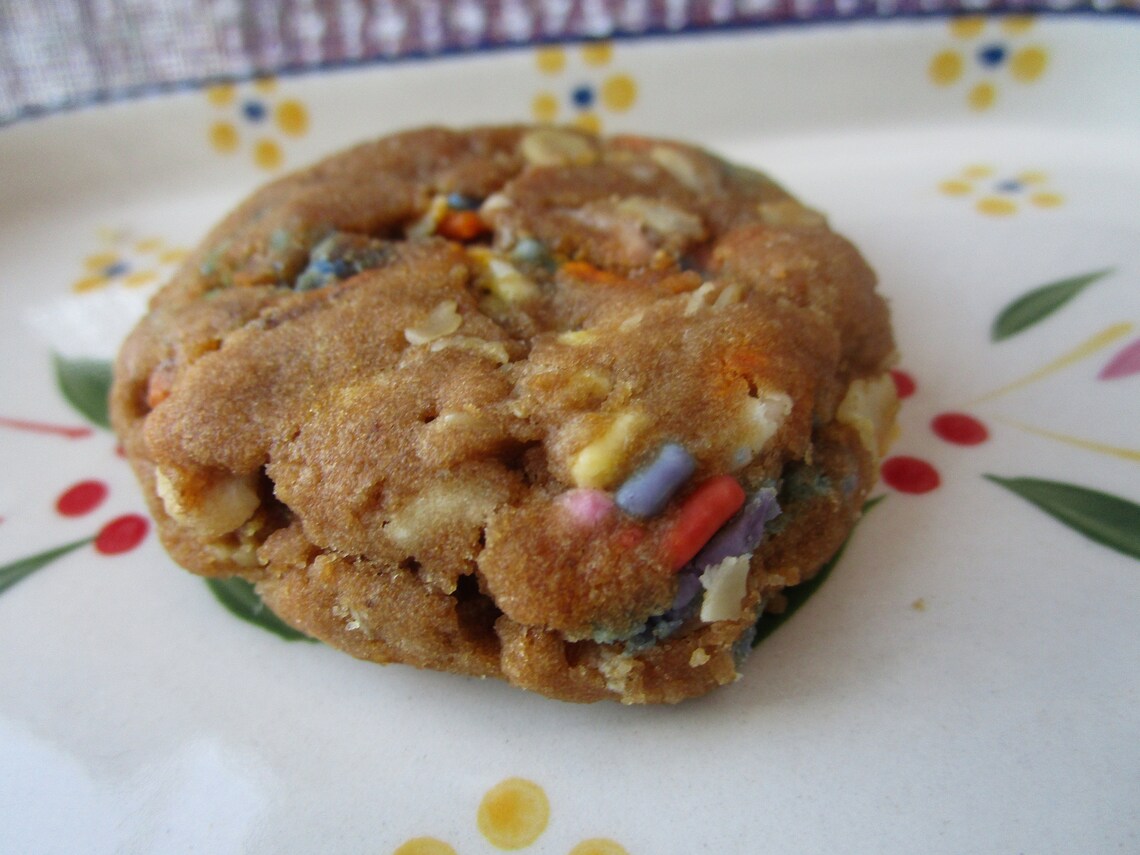 Protein Cookie Gluten Free Dairy Free Egg Free Confetti Etsy