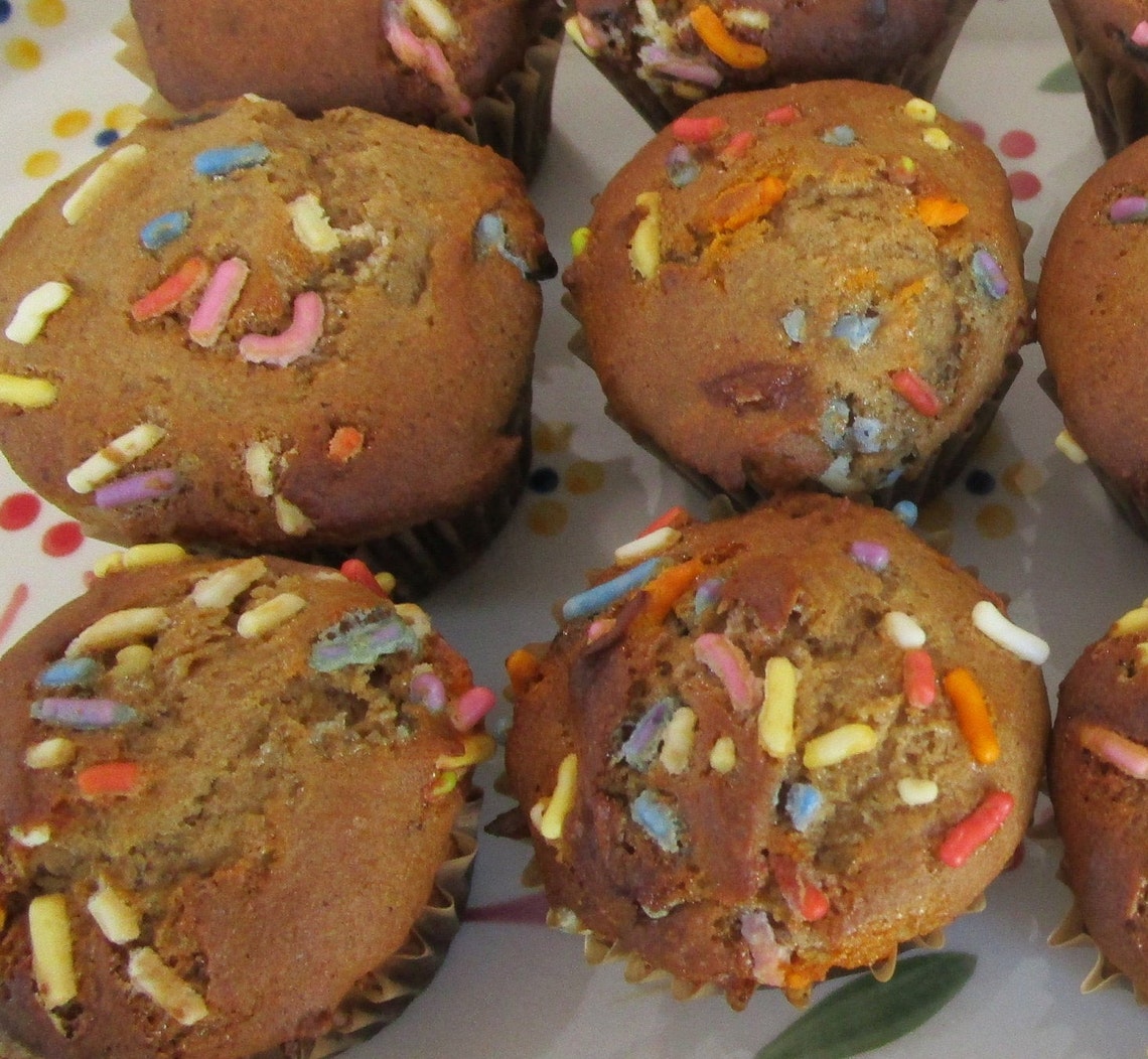Mini Confetti Chocolate Chip Muffins Gluten Free Egg Free Etsy