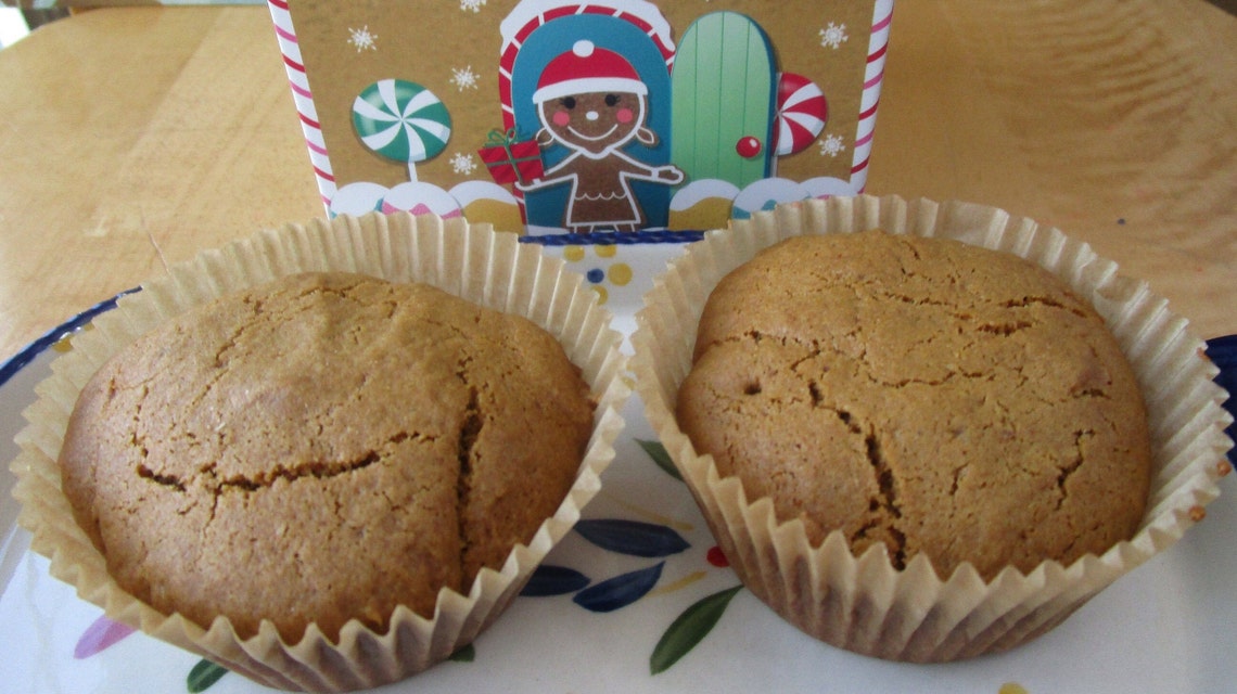 Gingerbread Muffins Gluten Free Egg Free Dairy Free Etsy