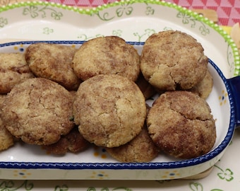 High Protein Snickerdoodle Cookies, Gluten Free, Vegan, Sugar Free, Dairy Free, Coconut Free, Collagen, Fitness Gift, Easter, Post Workout
