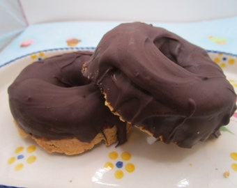 Keto Donuts, Sugar Free, Gluten Free, Dairy Free, Egg Free, Vegan, Chocolate, Vanilla, Low Carb, Grain Free, Birthday Gift, valentine's Day