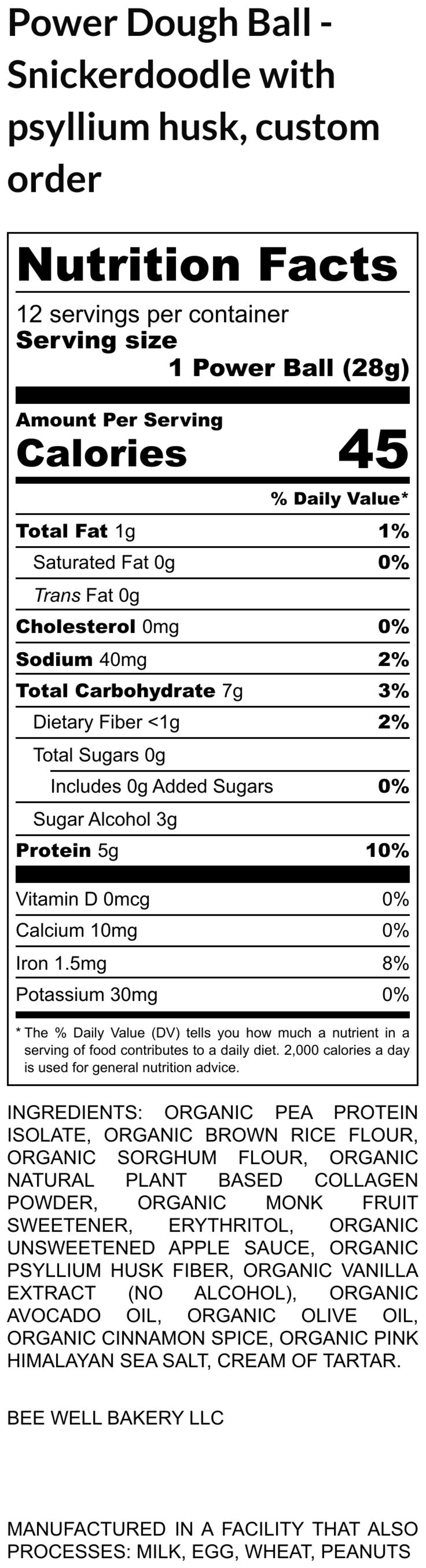 Power Dough Balls Gluten Free High Protein Dairy Free Egg Etsy