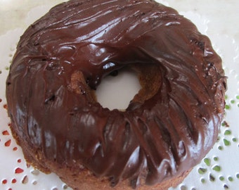 Keto Chocolate Donut, Gluten Free, Dairy Free, Egg Free, Grain Free, Vegan Collagen, Erythritol Free, Sugar Free, Low Carb, Fitness Snack